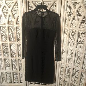 Ralph Lauren Size 2 black midi dress